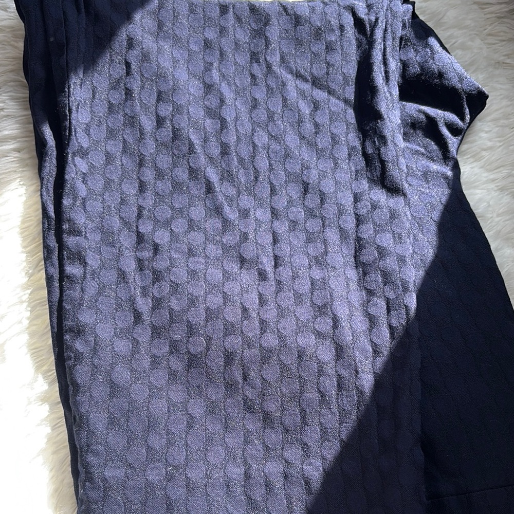 Zac & Rachel Navy Textured Capris
